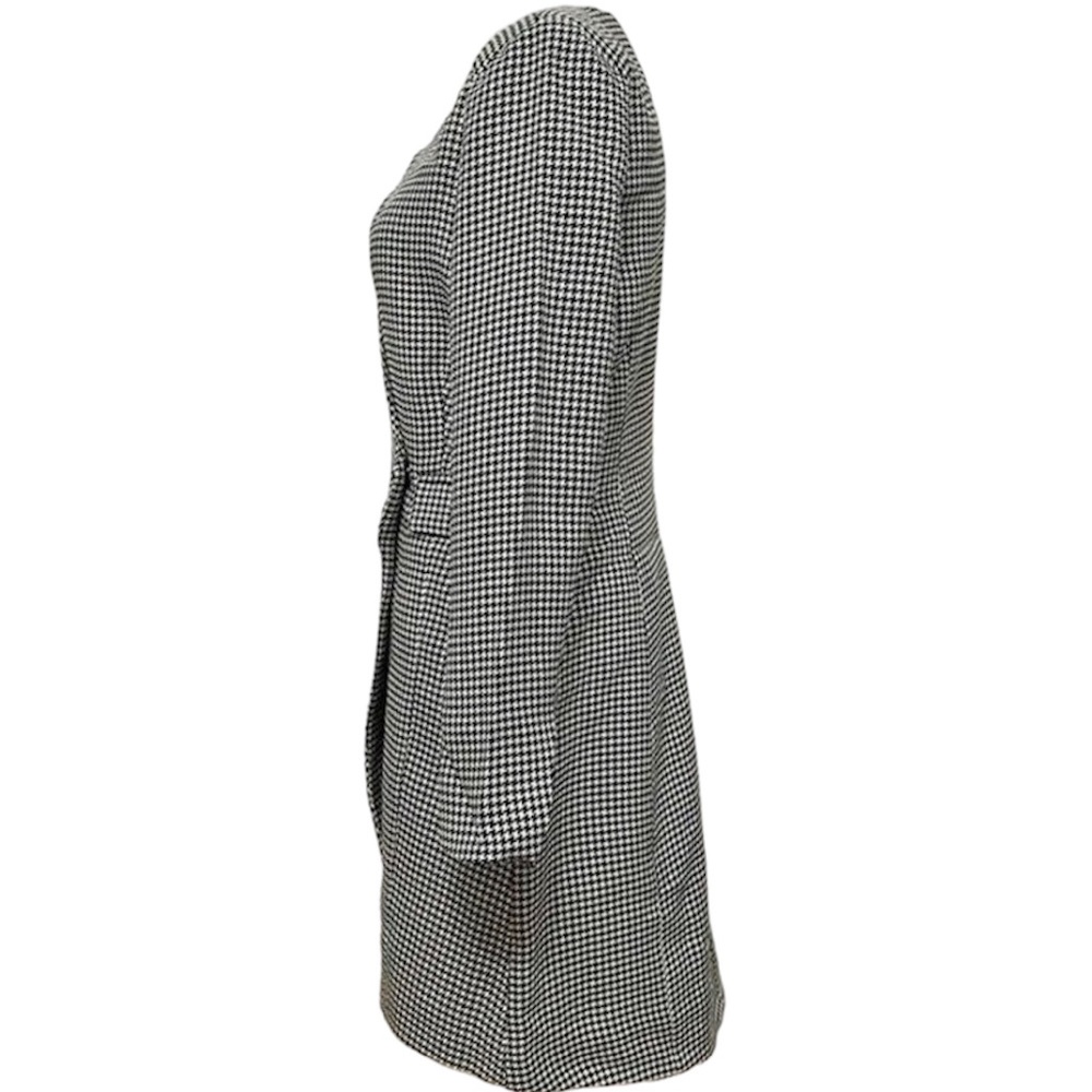 Nwot Jason Wu Houndstooth Blazer Wrap Mini Dress - image 3